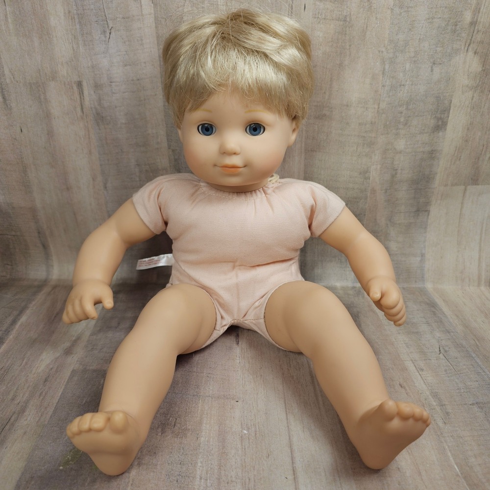 American Girl Pleasant Company Baby Boy Doll Blonde Hair Blue Eyes Vintage